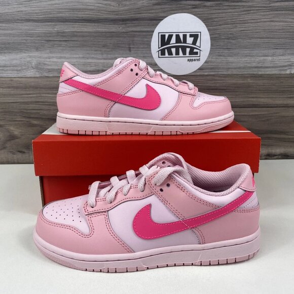 Nike Dunk Low Triple Barbie Pink Women's Shoes - Picture 10 of 10